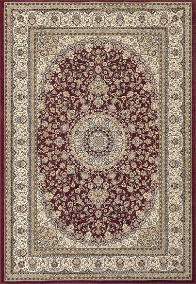 Dynamic Rugs ANCIENT GARDEN 57119-1414 Red and Ivory